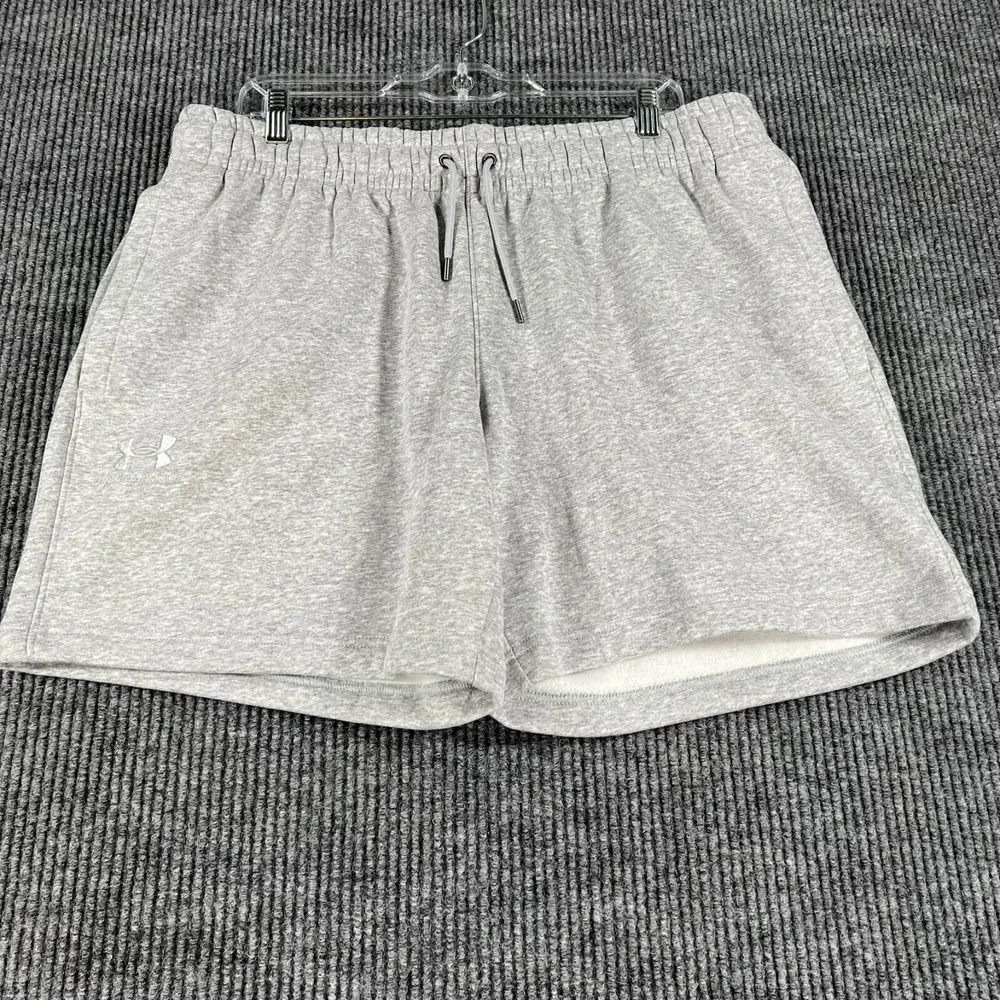 Under‎ Armour Shorts Mens XL Extra Large Gray Cotton Blend Loose Fit New